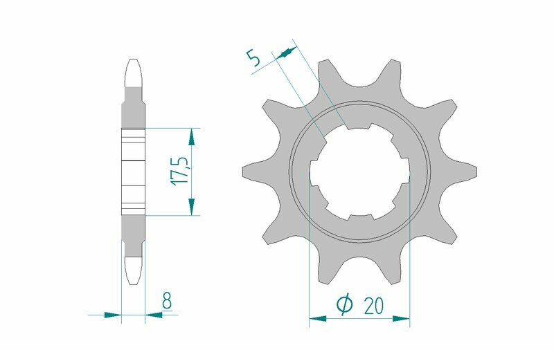 Afam Steel Standard Front Spook 94306 - 520