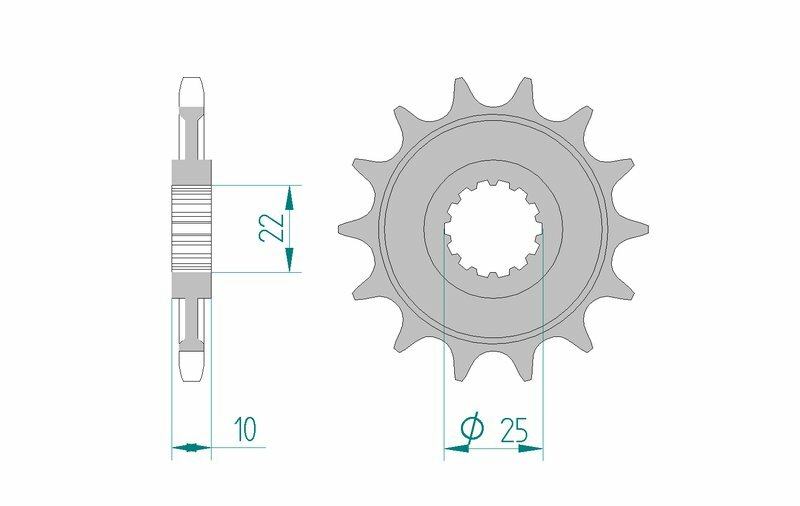 Afam Steel Standard Front Spook 94312 - 520