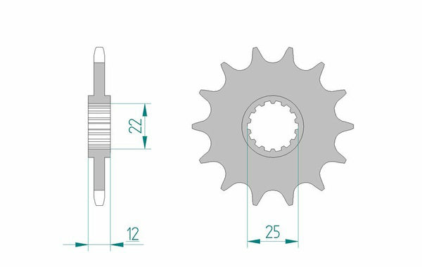 Afam Steel Self -Cleaning Front Spook 94313 - 520 94313+13