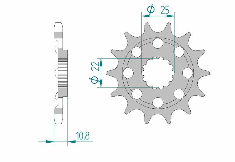 Afam Steel Standard Front Spook 94807 - 525