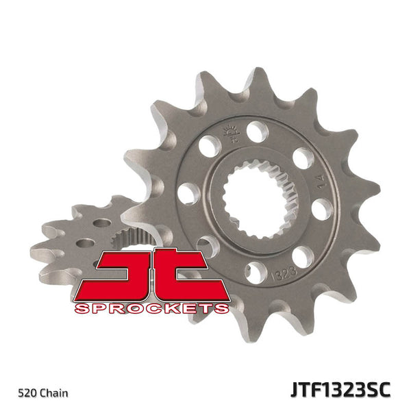 JT Sprock's Steel Self -Cleaning Front Sprock 1323 - 520 JTF1323.14SC