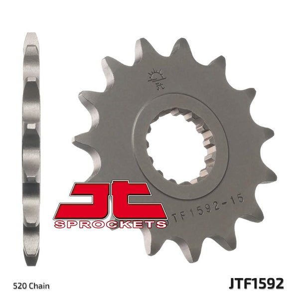 Стоманеното предно зъбно колело на JT Sprock 1592 - 520 JTF1592.14