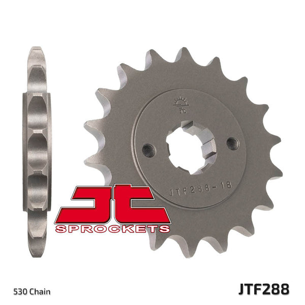 Стоманеното предно зъбно колело на JT Sprock 288 - 530 JTF288.17