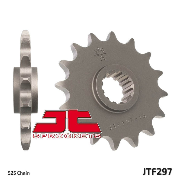 Стоманеното предно зъбно колело на JT Sprock 297 - 525 JTF297.14