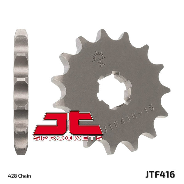Стоманеното предно зъбно колело на JT Sprock 416 - 428 JTF416.14