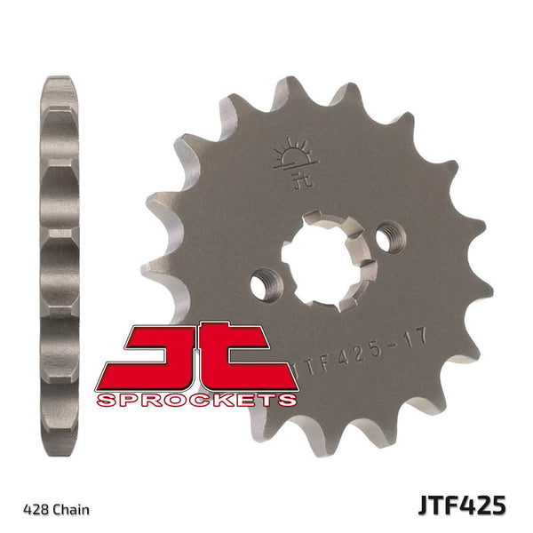 Стоманеното предно зъбно колело на JT Sprock 425 - 428 JTF425.16