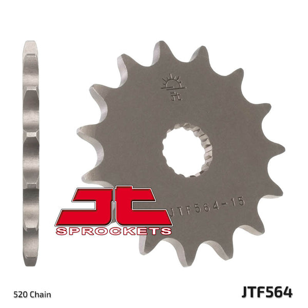 Стоманеното предно зъбно колело на JT Sprock 564 - 520 JTF564.14