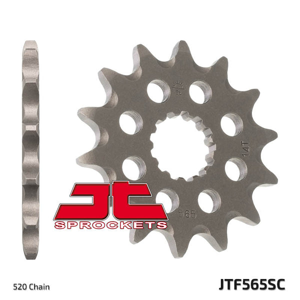JT Sprock's Steel Self -Cleaning Front Sprock 565 - 520 JTF565.14SC