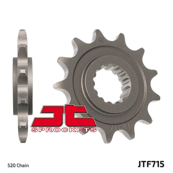 Стоманеното предно зъбно колело на JT Sprock 715 - 520 JTF715.13