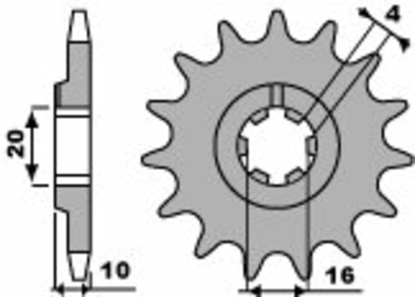 PBR Steel Standard Front Spook 2066 - 520 2066 14 18nc