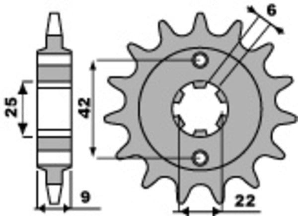 PBR Steel Standard Front Spook 276 - 520 276 16 18nc