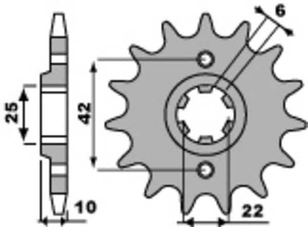 PBR Steel Standard Front Spook 349 - 520 349 15 18nc