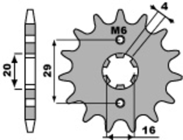 PBR Steel Standard Front Spook 425 - 428 425 17 18nc