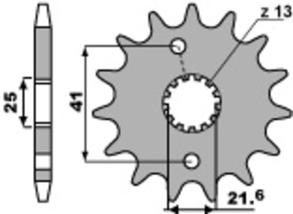 PBR Steel Standard Front Spook 438 - 520 438 13 18nc