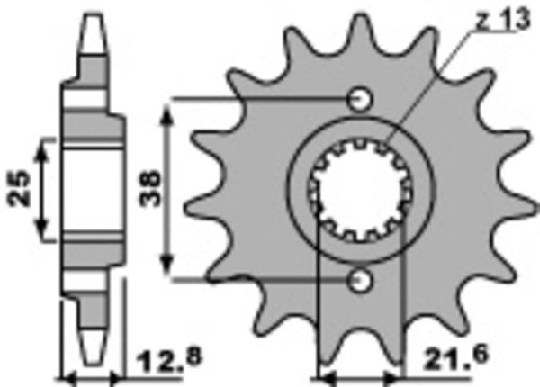 PBR Steel Standard Front Spook 511 - 520 511 15 18nc