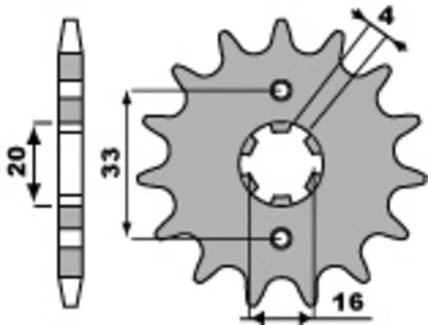 PBR Steel Standard Front Spook 514 - 520 514 13 18nc