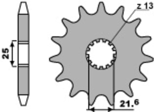 PBR Steel Standard Front Spook 518 - 630 518 14 18nc