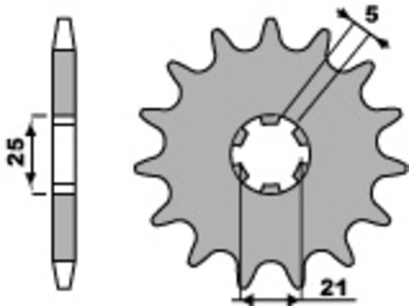 PBR Steel Standard Front Spook 569 - 520 569 10 18nc