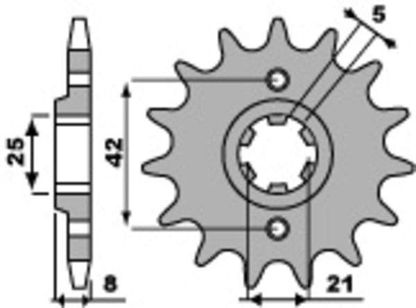 PBR Steel Standard Front Spook 575 - 520 575 15 18nc