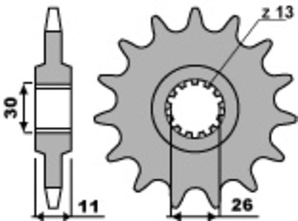 PBR Steel Standard Front Spook 579 - 530 579 15 18nc