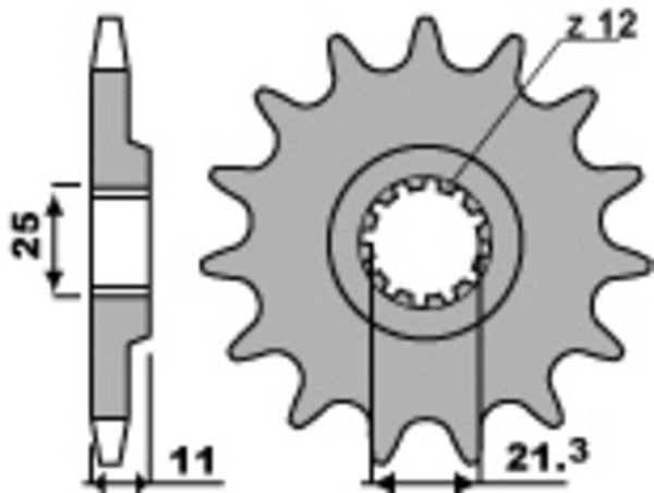 PBR Steel Standard Front Spook 727 - 520 727 14 18nc