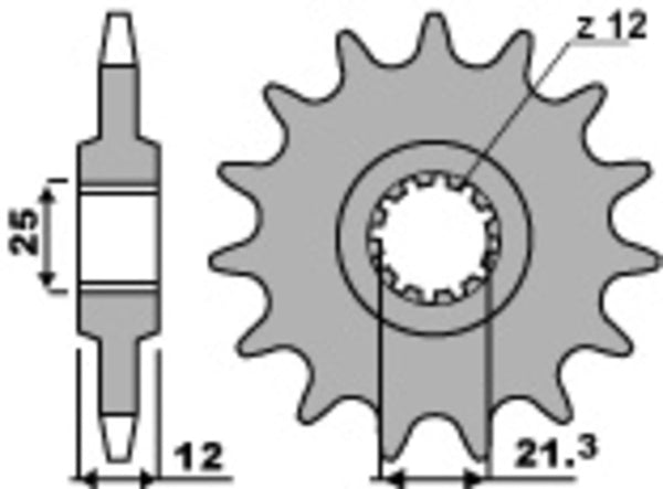 PBR Steel Standard Front Spook 823 - 520 823 14 18nc