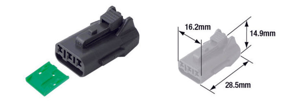 Tourmax водоустойчив мъжки конектор 060 (FRM) -3-Poly-ETP-98