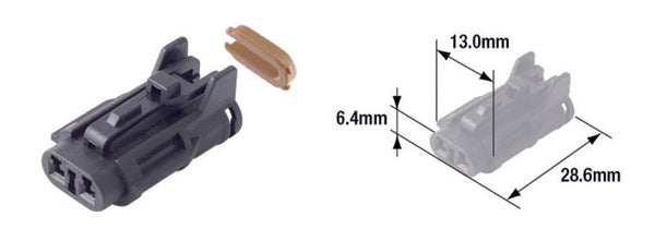 Tourmax Waterproof Hane Connector 070 (Fry) -2-Pole-ETP-116