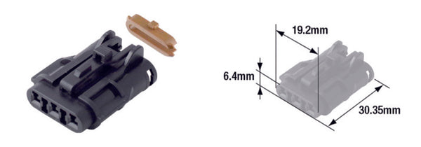 Tourmax waterproof male connector 070 (FRY)-3-Poly-ETP-118