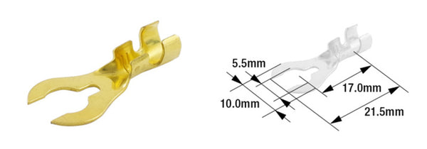 Tourmax Fork Terminal Male Ø5.5 mm Тип B-22-100-Pack-ETP-82