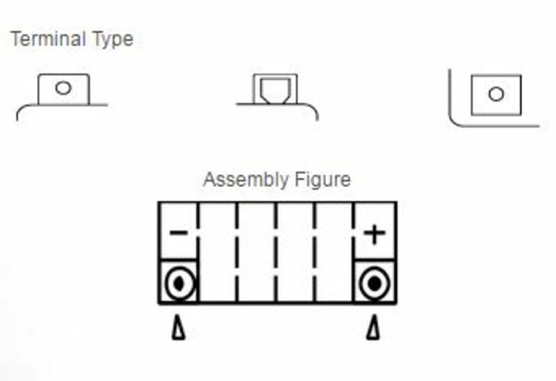 Yuasa maintenance -free factory -enabled battery - YTZ8V