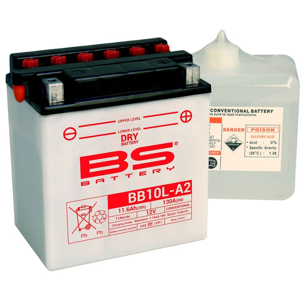 Висока производителност на BS Battery с пакет с киселина - BB10L -A2