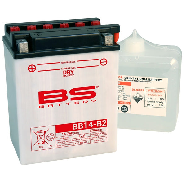 Висока производителност на BS Battery с пакет с киселина - BB14 -B2