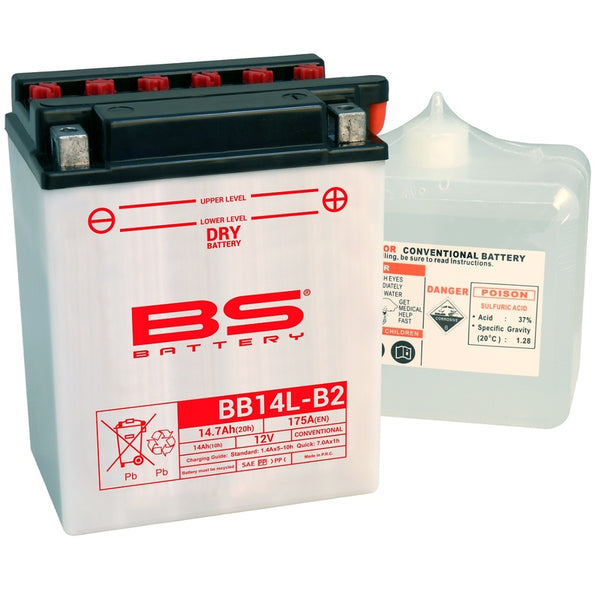 Висока производителност на BS Battery с пакет с киселина - BB14L -B2