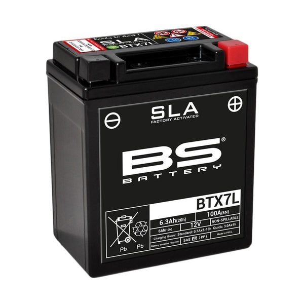 BS Battery SLA Battery Maintenance -free factory activated - BTX7L