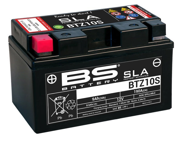 BS Battery SLA Batteryance Free Factory Activation - BTZ10S