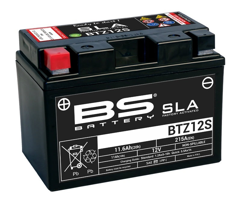 BS Battery SLA Batteryance Free Factory Activation - BTZ12S