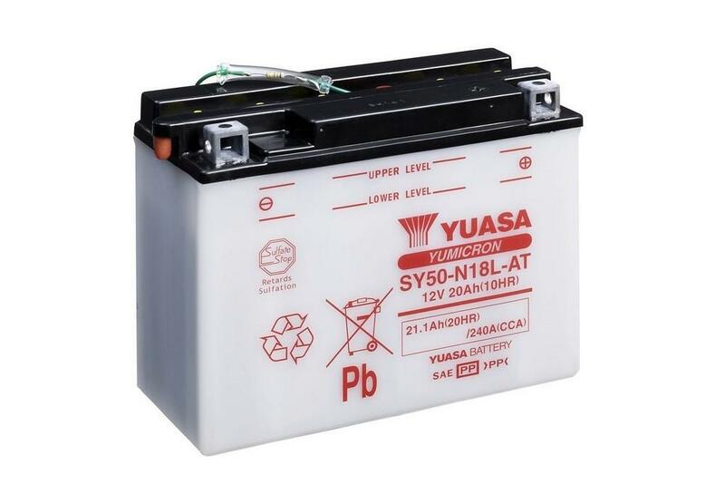 Yuasa conventional battery without acid package-Sy50-N18L-AT