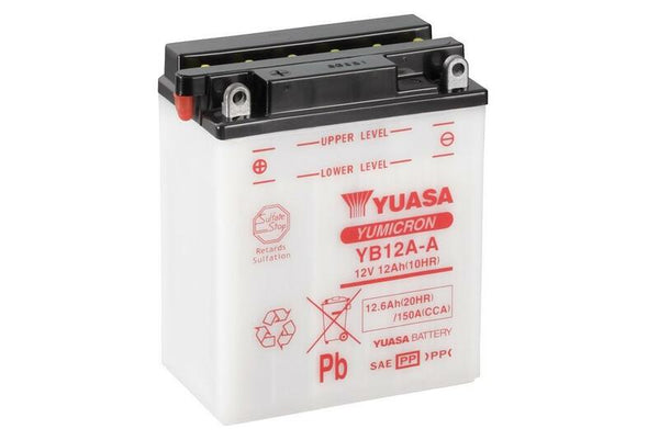 Конвенционална батерия на Yuasa без пакети с кисели - YB12A -A