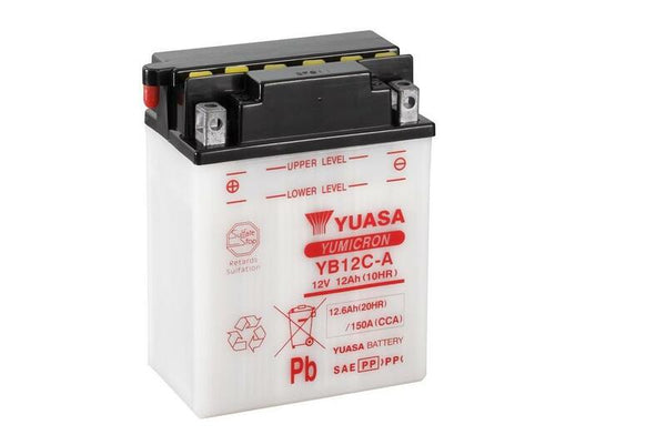 Конвенционална батерия на Yuasa без киселинни опаковки - YB12C -A