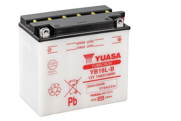 Конвенционална батерия на Yuasa без пакети с киселина - YB16L -B