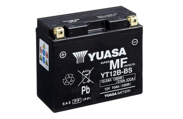 Поддръжка на Yuasa -Бейд батерия с пакет от киселини -YT12B -B