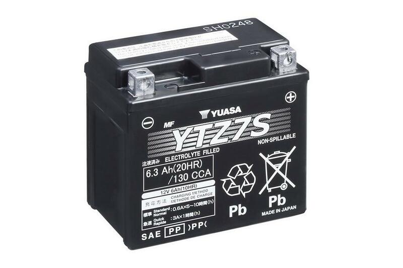 Поддръжка на Yuasa -Free Factory -Enabled Battery -YTZ7S