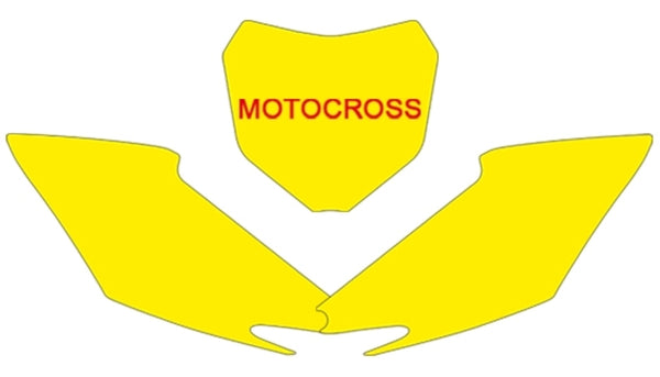 Стикери за черни птици Red Honda CRF250R/450R 3138/000009