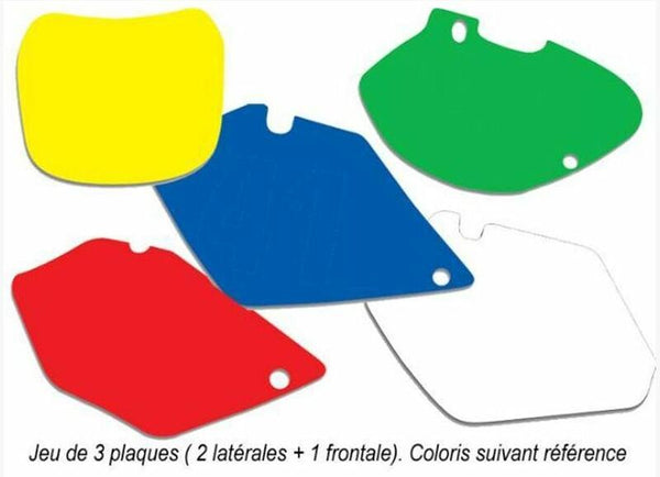 Стикери на Blackbird Plate White Yamaha YZ125/250 3224/000005