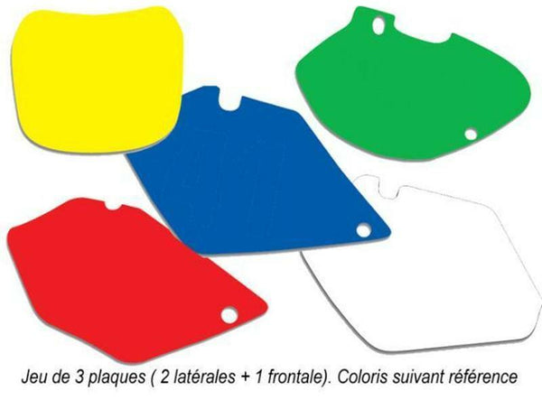 Blackbird Plate Stickers Green Husaberg FE/TE 3707/000008