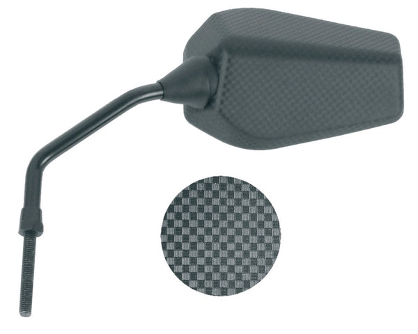 VICMA LEFT MIRROR OEM - Black Derbi Senda 50 (1pc) E331i