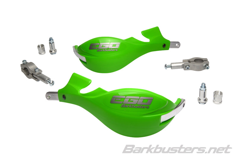 Barkbusters Ego Mini Handguard Straight Ø22mm Green Ego 004-00-gr