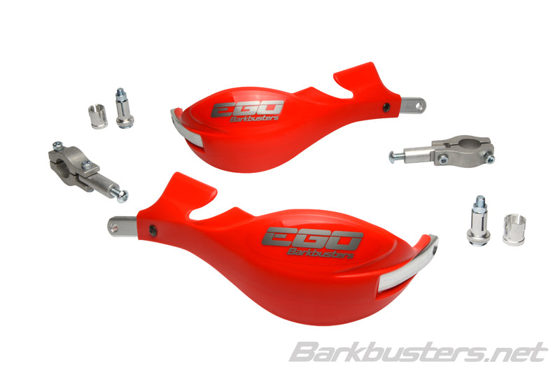 Barkbusters Ego Mini Handguard Straight Ø22mm Red Ego-004-00 Rd