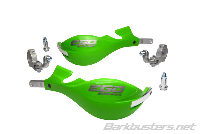 Barkbusters Ego Handguard две точки монтиране на заострена зелено его-005-02-gr-gr